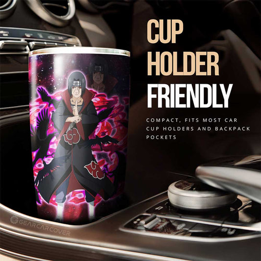 Tumbler Cup Custom Uchiha Itachi Galaxy Style Car Accessories - Gearcarcover - 2