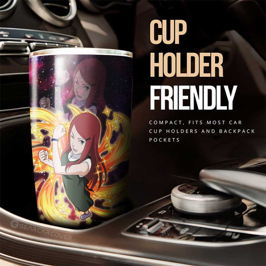 Tumbler Cup Custom Uzumaki Kushina Galaxy Style Car Accessories - Gearcarcover - 2