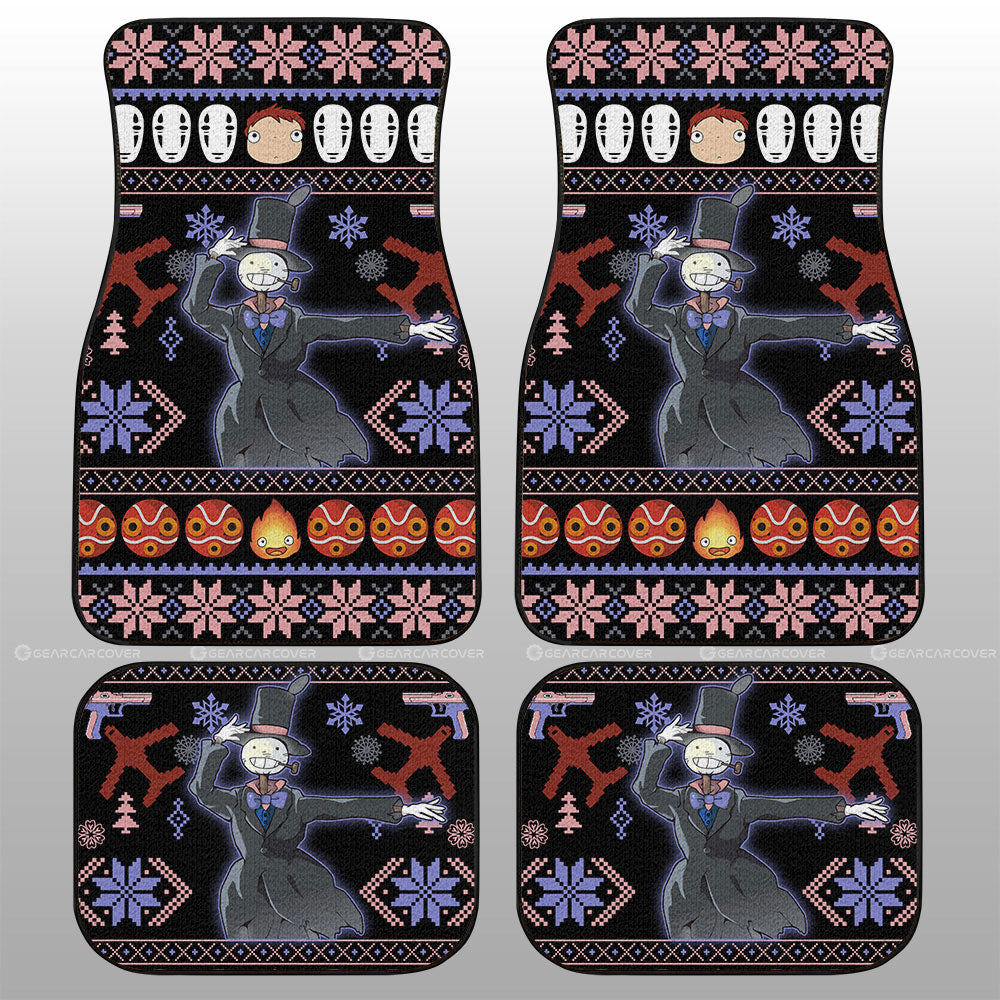 Turnip Head Car Floor Mats Xmas Custom Car Accessories - Gearcarcover - 1