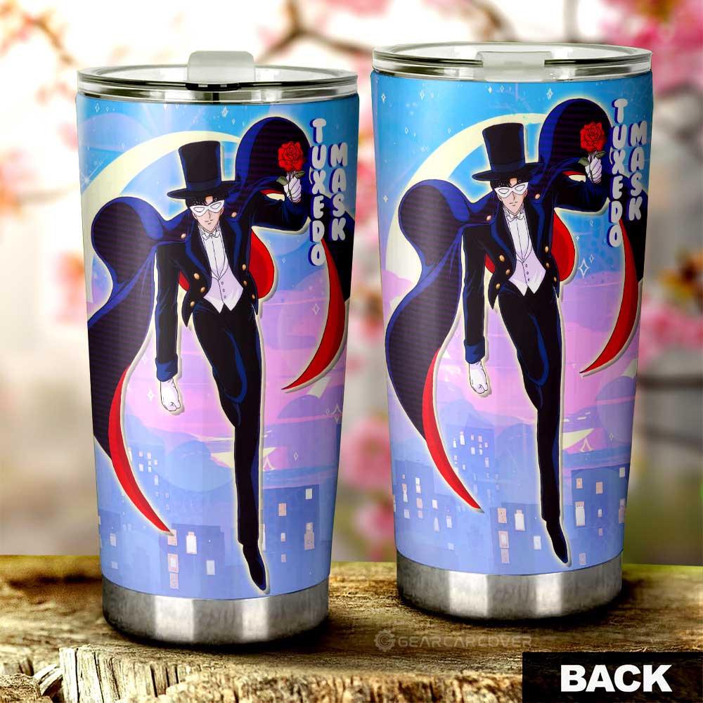 Tuxedo Mask Tumbler Cup Custom Car Interior Accessories - Gearcarcover - 3