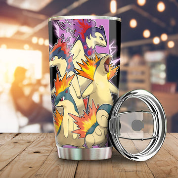 Typhlosion Tumbler Cup Custom Car Accessories For Fans - Gearcarcover - 1