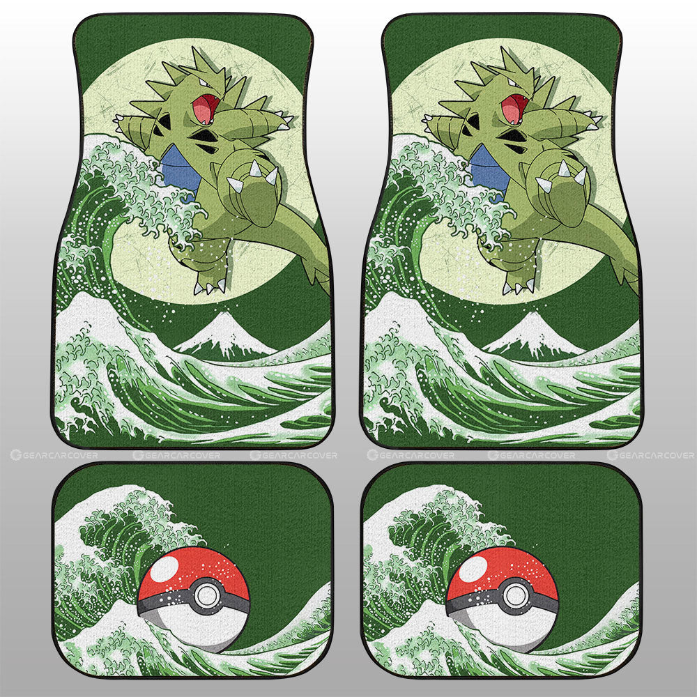 Tyranitar Car Floor Mats Custom Pokemon Car Accessories - Gearcarcover - 1