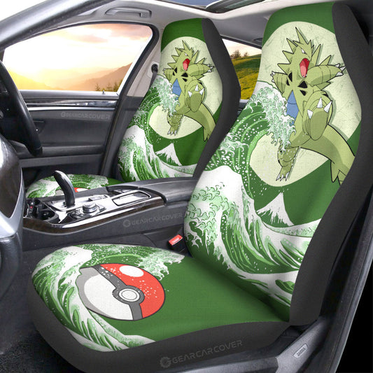Tyranitar Car Seat Covers Custom Pokemon Car Accessories - Gearcarcover - 1
