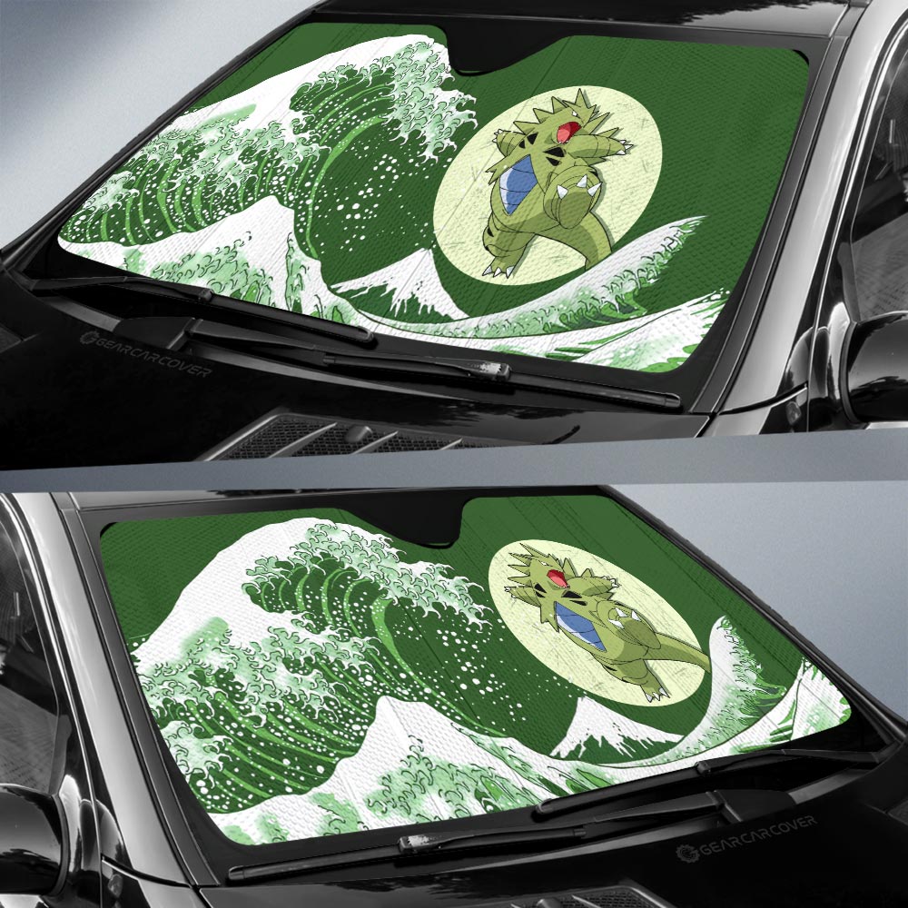 Tyranitar Car Sunshade Custom Pokemon Car Accessories - Gearcarcover - 2