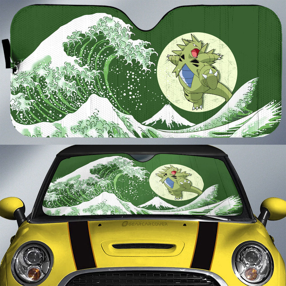 Tyranitar Car Sunshade Custom Pokemon Car Accessories - Gearcarcover - 1