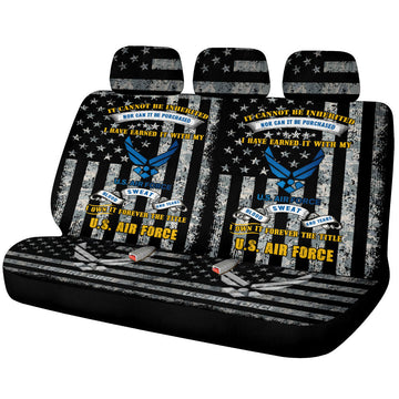 US Air Force Car Back Seat Covers Custom Car Accessories - Gearcarcover - 1