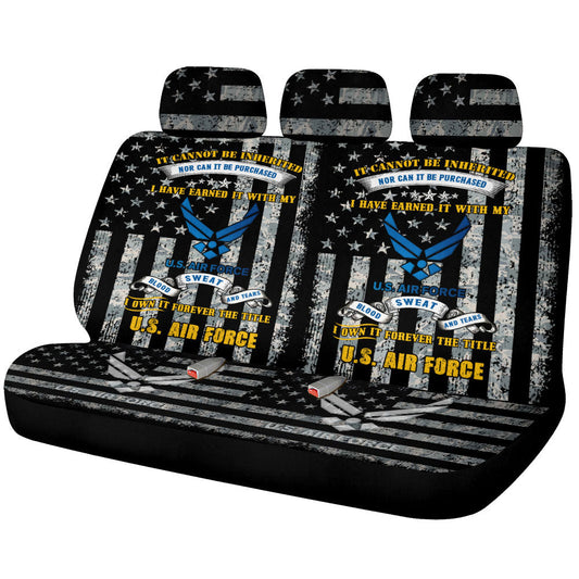 US Air Force Car Back Seat Covers Custom Car Accessories - Gearcarcover - 1