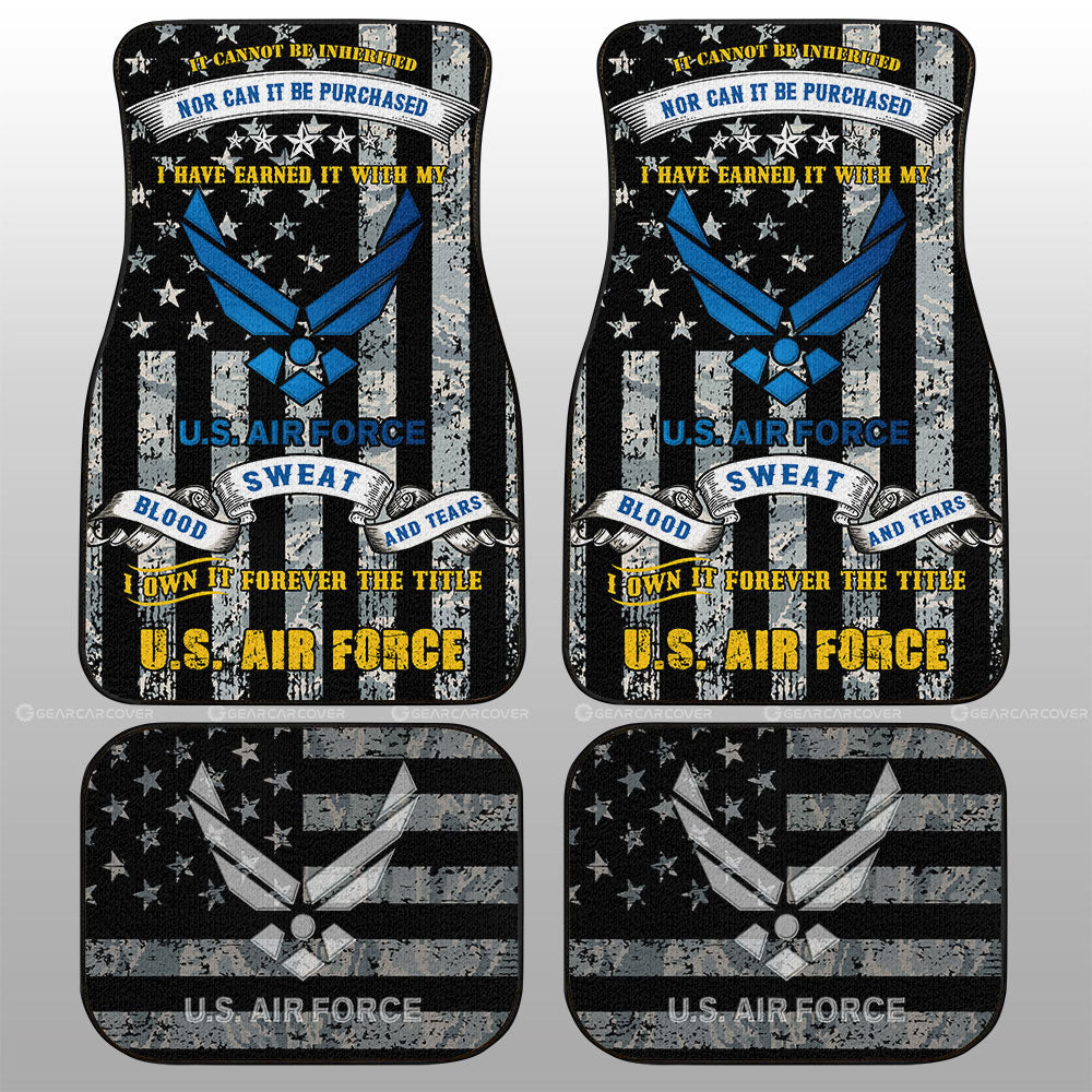 US Air Force Car Floor Mats Custom Car Accessories - Gearcarcover - 1