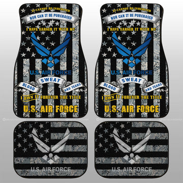 US Air Force Car Floor Mats Custom Car Accessories - Gearcarcover - 1