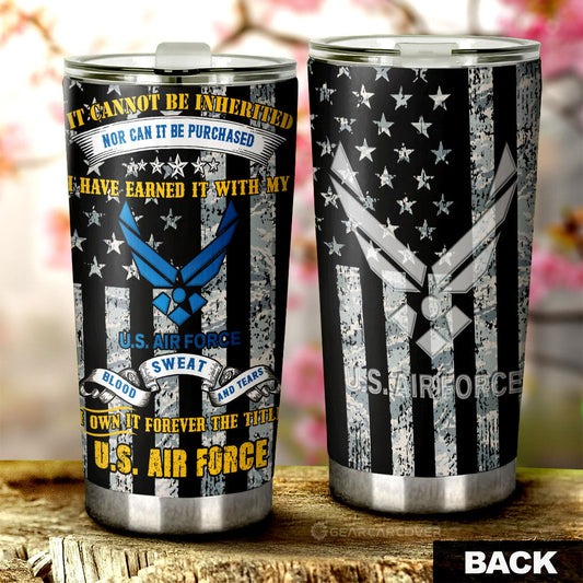 US Air Force Tumbler Cup Custom Car Accessories - Gearcarcover - 1