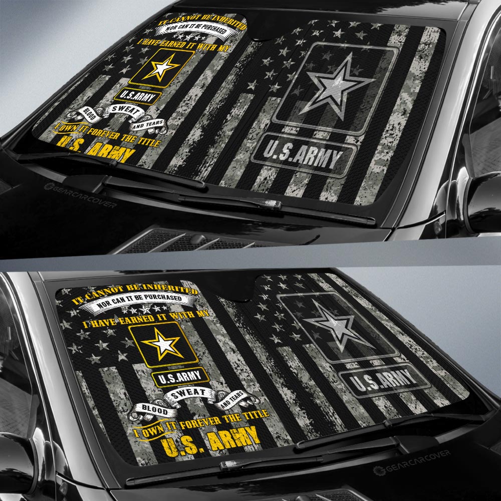 US Army Car Sunshade Custom Car Accessories - Gearcarcover - 2