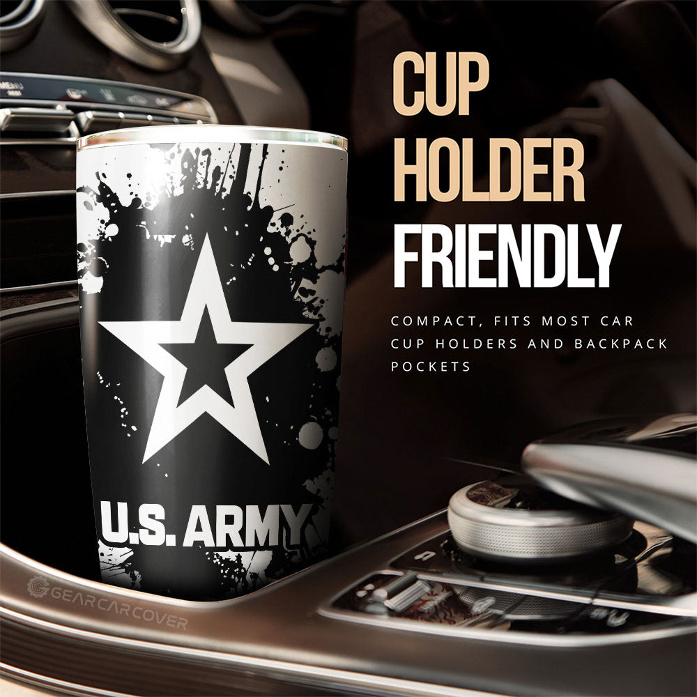 US Army Tumbler Cup Custom Car Accessories - Gearcarcover - 3