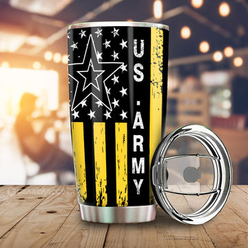 US Army Tumbler Cup Custom Car Accessories - Gearcarcover - 1