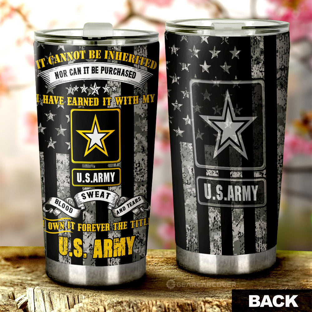 US Army Tumbler Cup Custom Car Accessories - Gearcarcover - 1