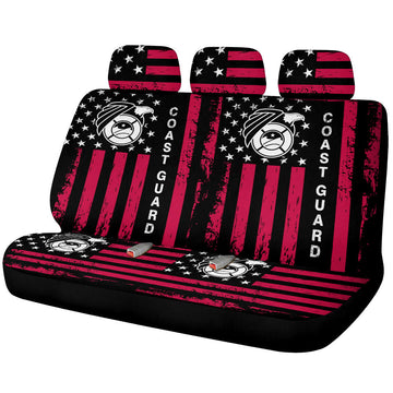 US Coast Guard Car Back Seat Covers Custom Car Accessories - Gearcarcover - 1