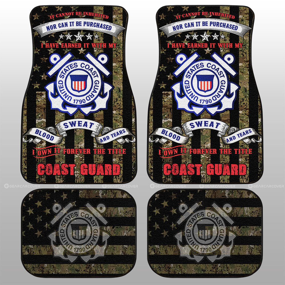 US Coast Guard Car Floor Mats Custom Car Accessories - Gearcarcover - 1