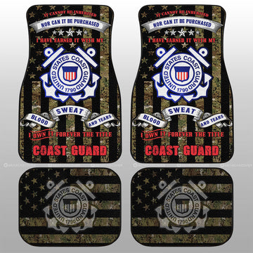 US Coast Guard Car Floor Mats Custom Car Accessories - Gearcarcover - 1