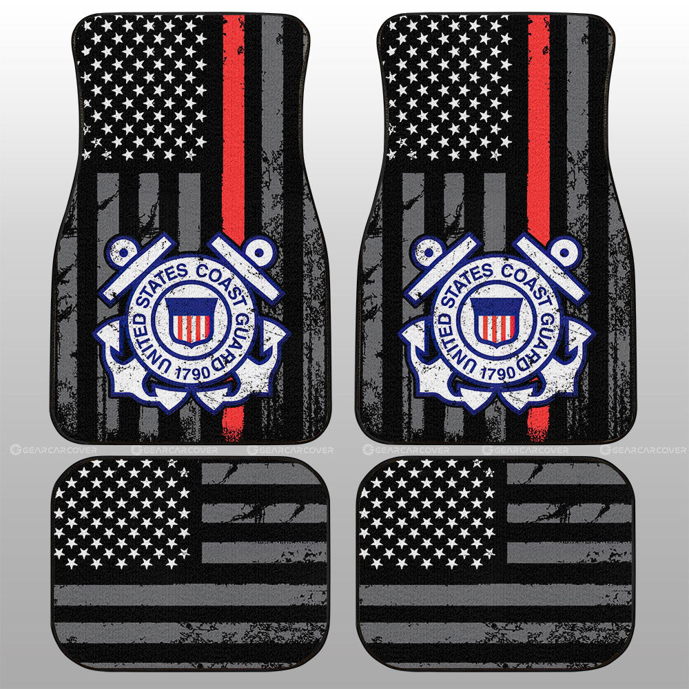 US Coast Guard Car Floor Mats Custom Car Accessories - Gearcarcover - 1