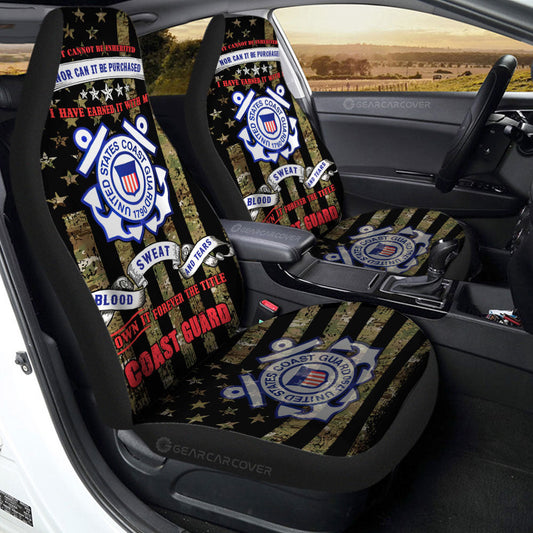 US Coast Guard Car Seat Covers Custom Car Accessories - Gearcarcover - 2