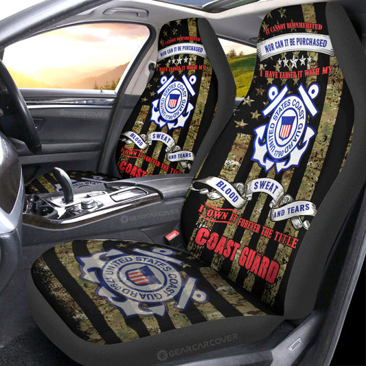 US Coast Guard Car Seat Covers Custom Car Accessories - Gearcarcover - 1