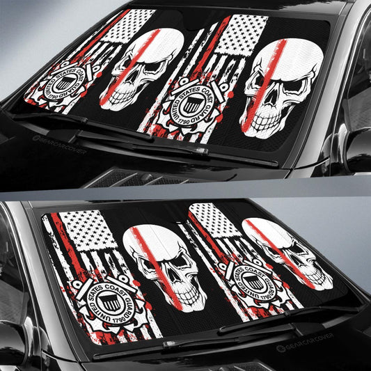 US Coast Guard Car Sunshade Custom Car Accessories - Gearcarcover - 2