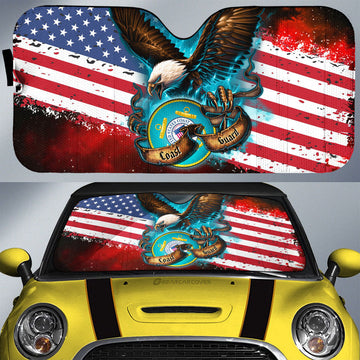 US Coast Guard Car Sunshade Custom Car Accessories - Gearcarcover - 1