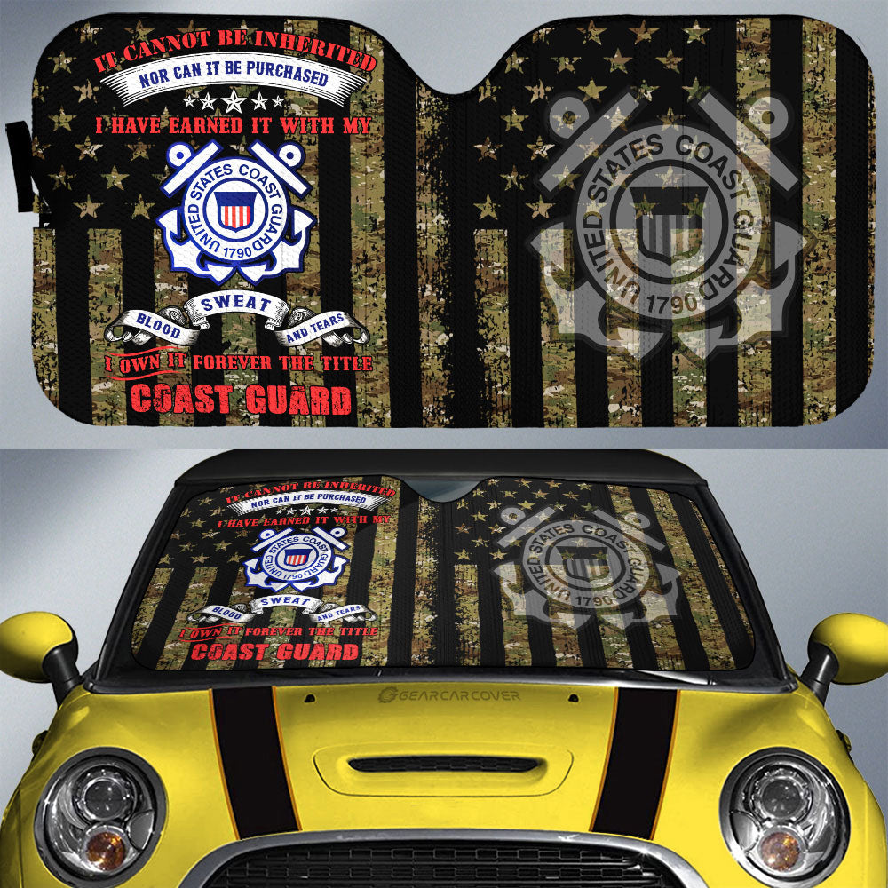 US Coast Guard Car Sunshade Custom Car Accessories - Gearcarcover - 1