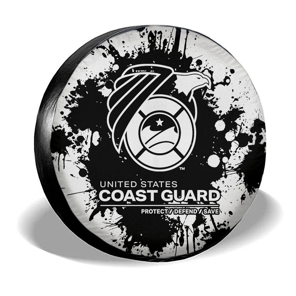 US Coast Guard Spare Tire Covers Custom Car Accessories - Gearcarcover - 3