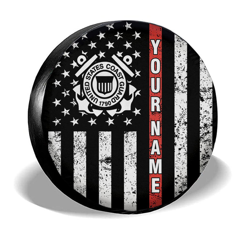 US Coast Guard Spare Tire Covers Custom Car Accessories - Gearcarcover - 3