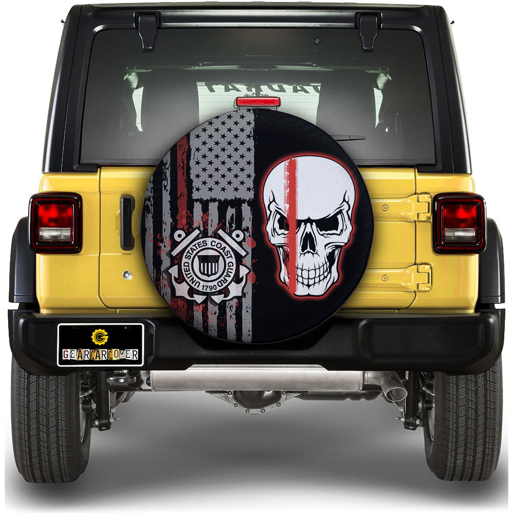 US Coast Guard Spare Tire Covers Custom Car Accessories - Gearcarcover - 1