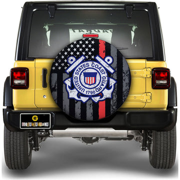 US Coast Guard Spare Tire Covers Custom Car Accessories - Gearcarcover - 1