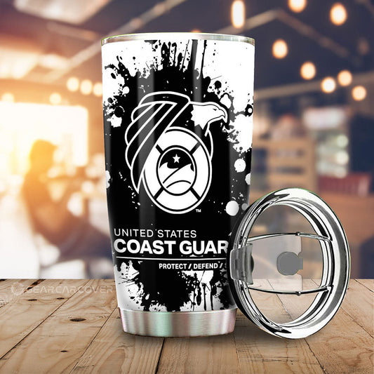 US Coast Guard Tumbler Cup Custom Car Accessories - Gearcarcover - 1