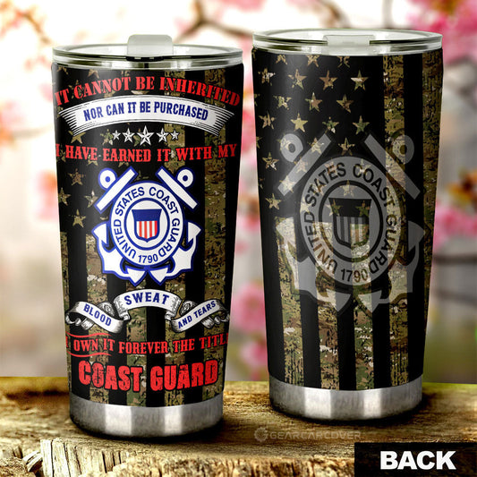 US Coast Guard Tumbler Cup Custom Car Accessories - Gearcarcover - 1