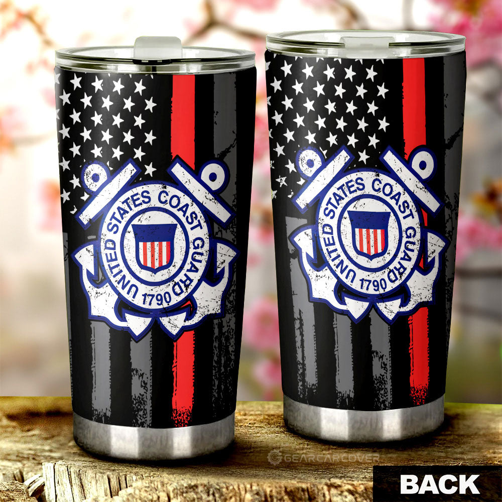 US Coast Guard Tumbler Cup Custom Car Accessories - Gearcarcover - 2