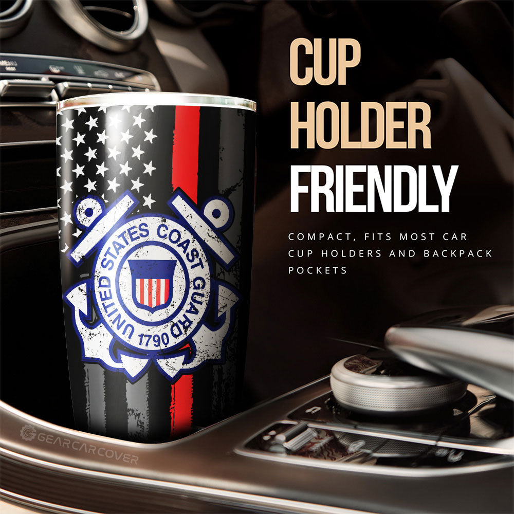 US Coast Guard Tumbler Cup Custom Car Accessories - Gearcarcover - 3