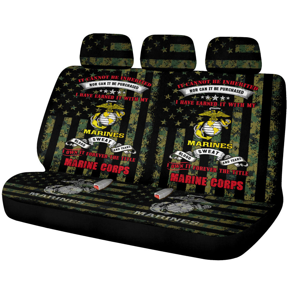US Marine Corps Car Back Seat Covers Custom Car Accessories - Gearcarcover - 1