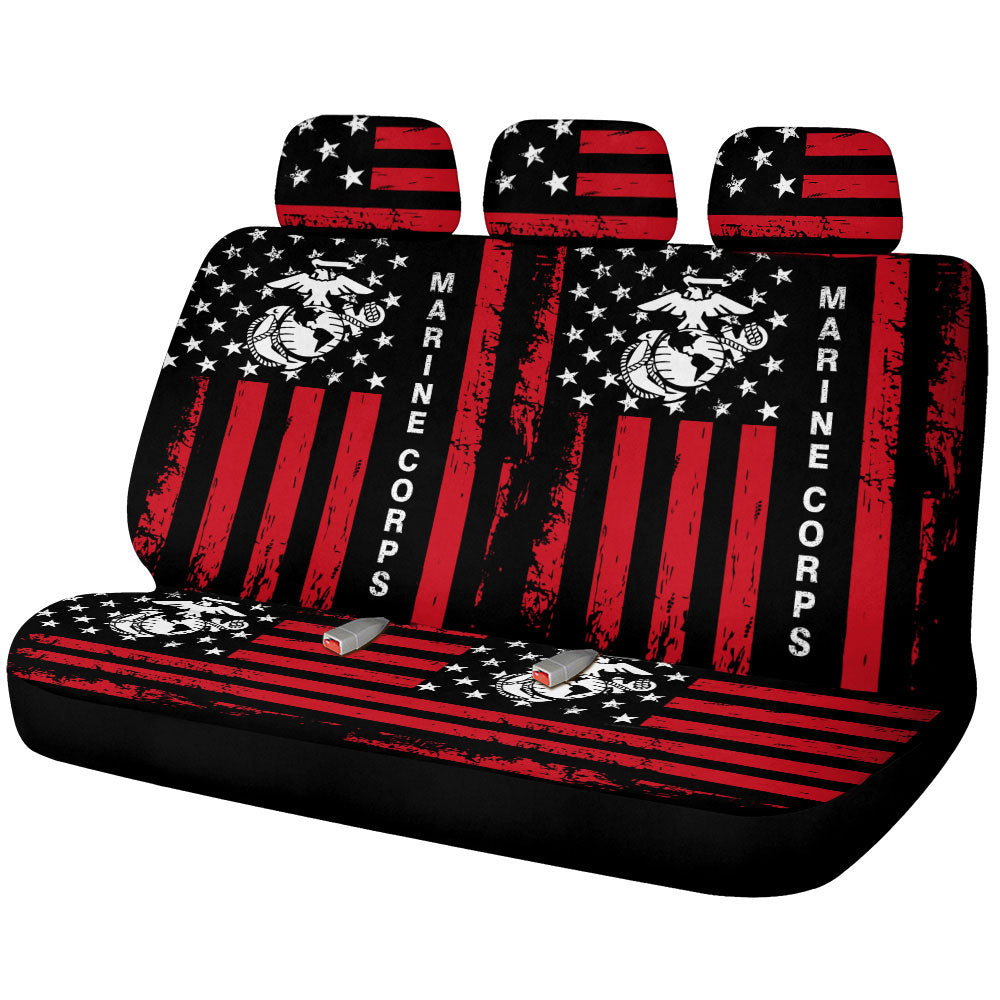 US Marine Corps Car Back Seat Covers Custom Car Accessories - Gearcarcover - 1