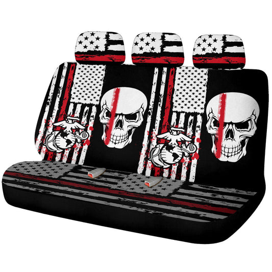 US Marine Corps Car Back Seat Covers Custom Car Accessories - Gearcarcover - 1