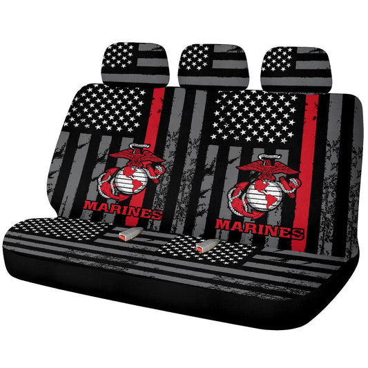 US Marine Corps Car Back Seat Covers Custom Car Accessories - Gearcarcover - 1