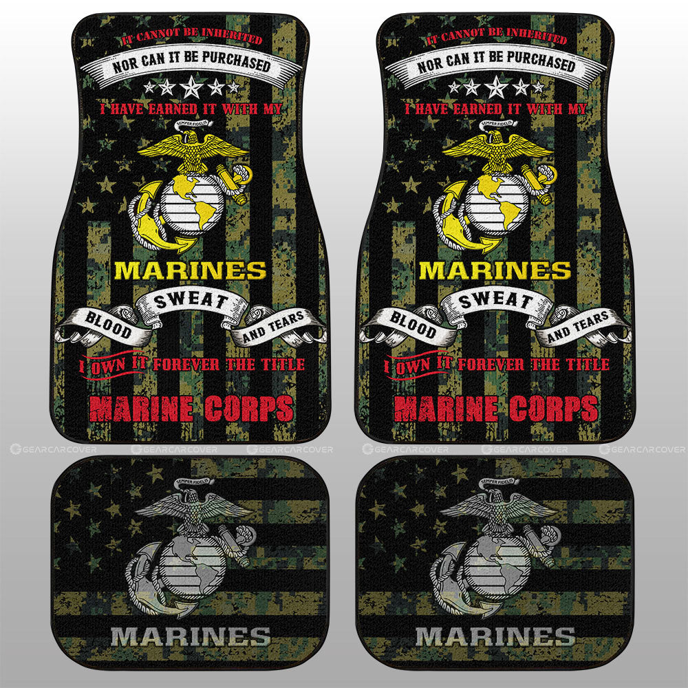 US Marine Corps Car Floor Mats Custom Car Accessories - Gearcarcover - 1