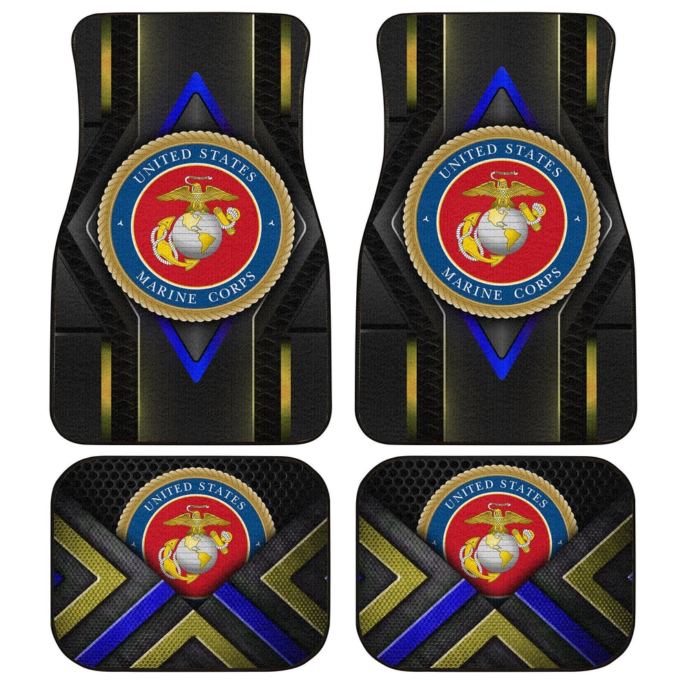 US Marine Corps Car Floor Mats Custom Military Car Accessories - Gearcarcover - 1