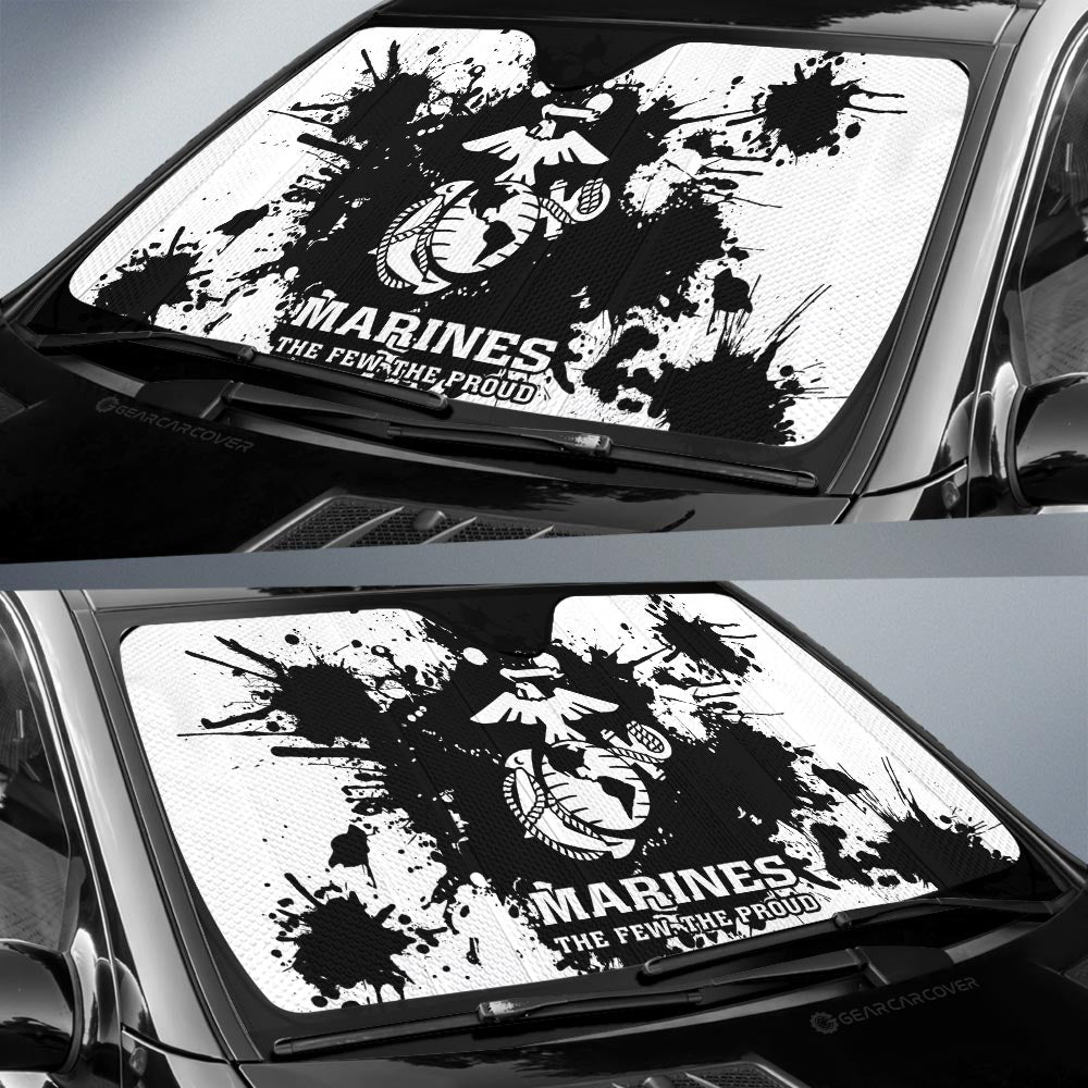 US Marine Corps Car Sunshade Custom Car Accessories - Gearcarcover - 2