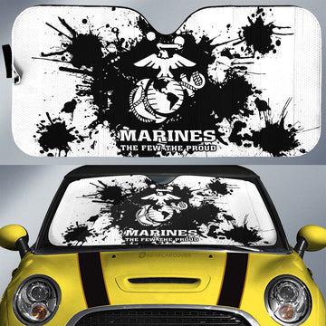 US Marine Corps Car Sunshade Custom Car Accessories - Gearcarcover - 1