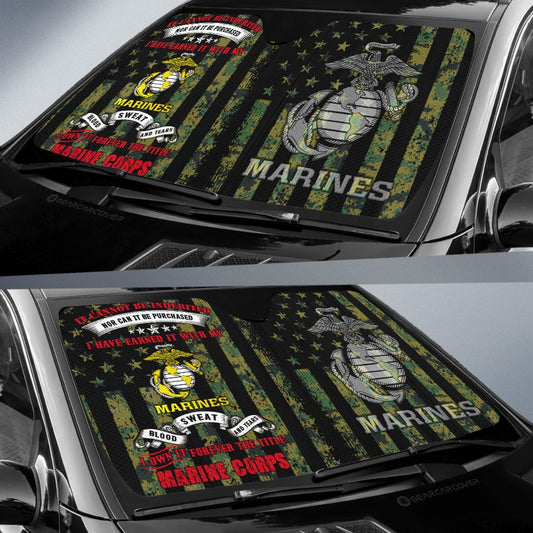 US Marine Corps Car Sunshade Custom Car Accessories - Gearcarcover - 2