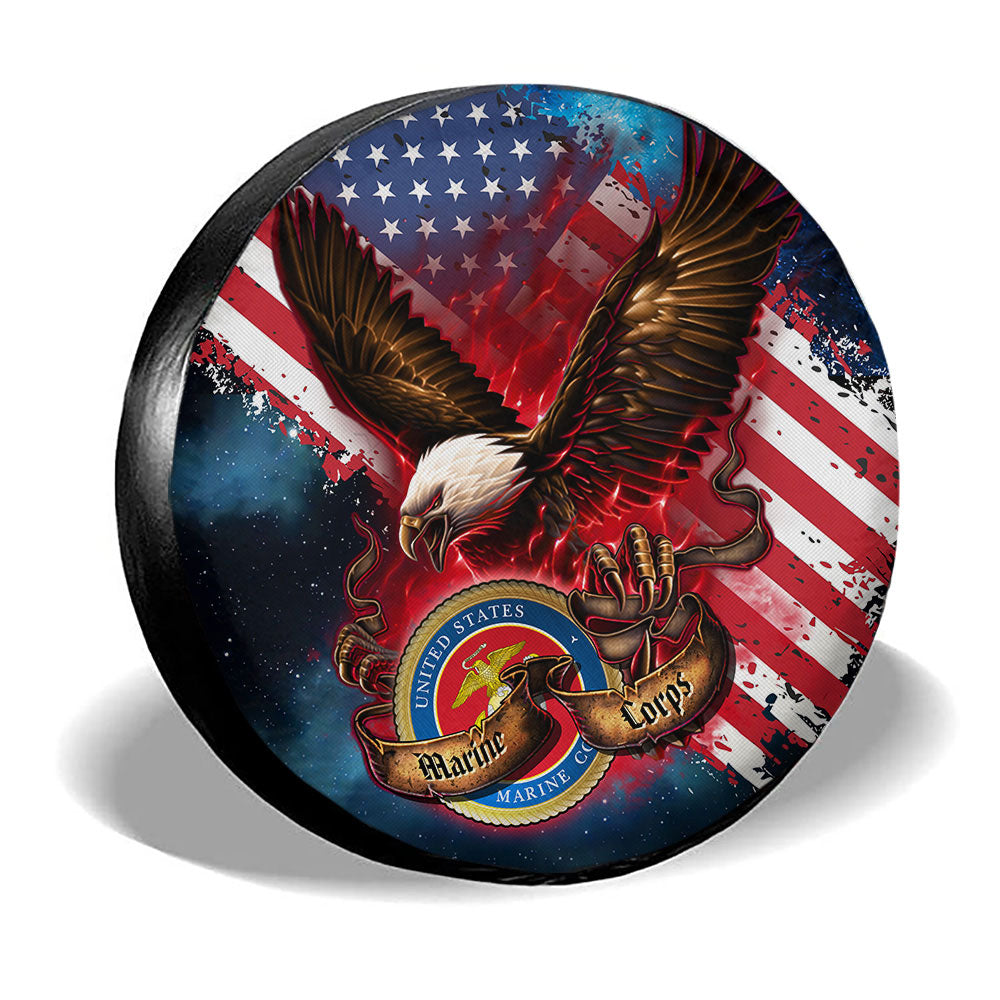 US Marine Corps Spare Tire Covers Custom Car Accessories - Gearcarcover - 3