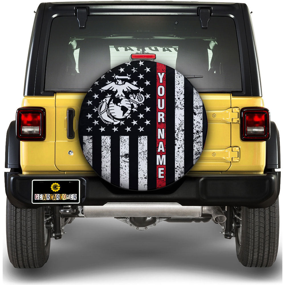 US Marine Corps Spare Tire Covers Custom Car Accessories - Gearcarcover - 1