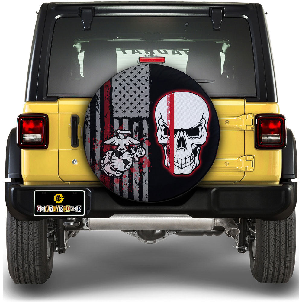 US Marine Corps Spare Tire Covers Custom Car Accessories - Gearcarcover - 1