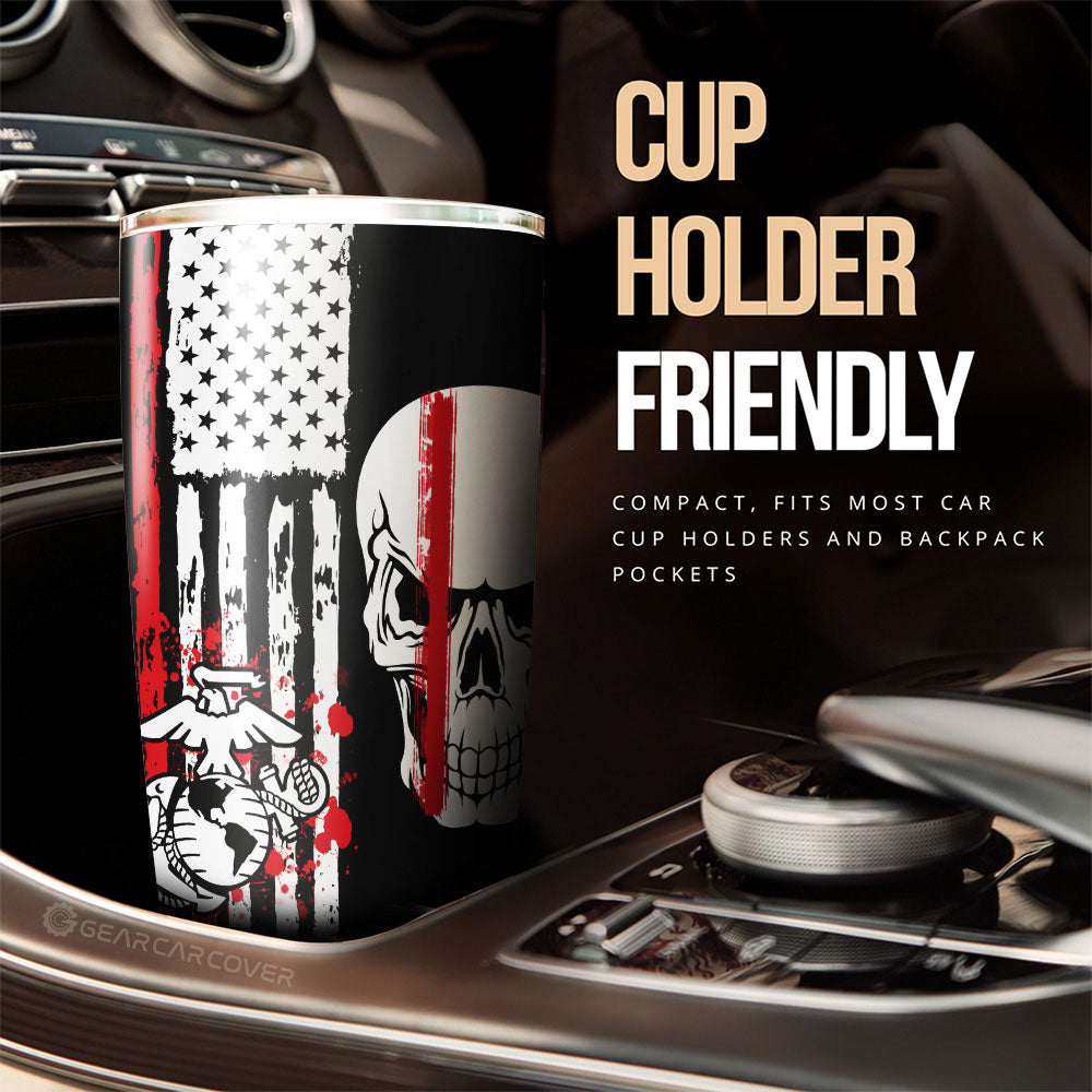 US Marine Corps Tumbler Cup Custom Car Accessories - Gearcarcover - 3