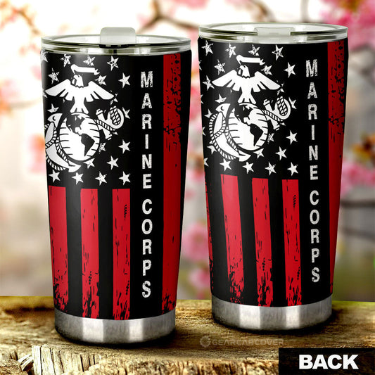 US Marine Corps Tumbler Cup Custom Car Accessories - Gearcarcover - 2