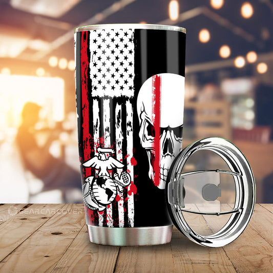 US Marine Corps Tumbler Cup Custom Car Accessories - Gearcarcover - 1